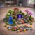 Kit 100 Blocos Magnéticos De Montar Construção Brinquedo