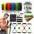 Kit 18 Itens Esportivos Para Treino Em Casa Academia Fitness Funcional Com Elásticos Extensor Puxadores Faixas Elásticas Mini Band P/ Exercícios Ginástica Fisioterapia – Topsand Activewear Colorido