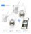 Kit 2 Câmeras Ip Yoosee Prova D’água Infravermelho Externa Wifi Branco
