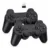 Kit 2 Controle Gamer Sem Fio 2.4g Dual Analógico Pc Console Preto