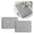 Kit 2 Tapete De Banheiro Antiderrapante Super Suave 60x40cm