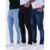 Kit 3 Calças Jeans Skinny Masculina Com Lycra Estica Bem Nf