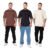 Kit 3 Camiseta Oversized Streetwear Premium Algodão
