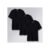 Kit 3 Camisetas Light Insider Preto M Liso