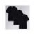 Kit 3 Camisetas Light T-shirt Insider Preto M Lisa