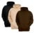 Kit 3 Moletom Canguru Com Capuz Liso Frio Unissex Com Bolso