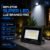 Kit 4 Refletores Super Led 200w Holofote Bivolt Ip67 Prova D’água Branco Frio 6500k