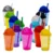 Kit 40 Copos Tampa Chantilly 300ml Para Festa Neon Preço Baixo