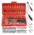Kit 46 Ferramenta Jogo Chave Catraca Repara Moto Carros
