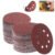 Kit 50 Disco Lixa 8 Furos 125mm 5 Pol Lixadeira Roto Orbital
