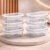 Kit 6 Pote Hermético Vidro 640ml Quentinha Marmita