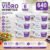 Kit 6 Potes 640ml Vidro Borossilicato Hermético 4 Travas Marmita Forno Freezer