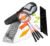 Kit Badminton Profissional Completo 4 Raquetes 3 Peteca Rede