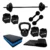 Kit Barra + Peso + Halter + Step + Caneleira + Colchonete