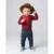 Kit Body Festa Junina Bebê Xadrez Calça Lenço E Chapéu Original Promoção