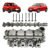 Kit Cabeçote Gol Fox Voyage 1.0 8v Ea111 C/ Eixo C/ Válvulas