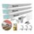 Kit Calha Telhado Beiral 6m Aço Galvanizado Corte 28
