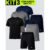 Kit Com 3 Conjuntos Academia Masculino Dry Fit Shorts+camisa