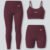 Kit Conjunto Feminino Fitness Top Alça + Legging + Short