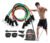 Kit Elásticos Treino Rubber Fit Academia 11 Peças Original