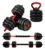Kit Halteres e Anilhas Ajustáveis Fit Querobel em Promoção!