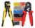 Kit Elétrico Profissional Com Alicate Decapador, Crimpador