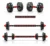 Kit Halter com Anilhas Peso 15kg MKFIT Promoção Musculação Academia Em Casa