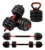 Kit Halteres 6 em 1 40kg Ajustável Ahead Sports | Frete Grátis e Original
