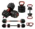 Kit Halteres 6 Em 1 Ahead Sports Ajustável 40kg Original + Ebook