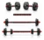Kit Halteres e Anilhas Ajustáveis Academia 15kg Mkfit Promoção