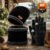 Kit Inverno Touca Gorro Forrado Gola Cachecol Térmica + Luva Touch Celular Unissex Frio Intenso Moto Viagem Caminhada Proteção Contra Vento Peluciado Quente Brasil Chic Preto Un