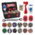 Kit Maleta 12 Bayblade Metal Criança Com 3 Lançadores E Grip