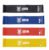 Kit Mini Bands Elástico 4 Intensidades Faixa Loop Odin Fit [preto, Azul, Vermelho, Amarelo]