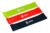 Kit Mini Bands Elástico Intensidade Leve Média Forte Odinfit Azul