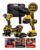 Kit Multi Ferramentas 4 Em 1 48v Sem Fio Com 2 Baterias Furadeira Parafusadeira Martelete Esmerilhadeira Chave De Impacto Com Maleta Alta Potência Uso Profissional Doméstico Multiferramentas Hardline