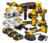 Kit Multi Ferramentas Brushless Profissional 5 Em 1 C/ 3 Bat