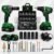 Kit Oficina Mecânica KILIAN ETHAN 21V: Chave Impacto e Furadeira Brushless Com Jogo 46 Peças