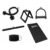 Kit Pulley Reto Corda Triangulo Estribo Polia Colchonete