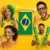 Kit Torcedor Brasil Copa Mundo 2026 Corneta Peruca Óculos