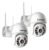 Kit2 Câmeras De Segurança Aplicativo Yoosee Wifi Leboss 2mp