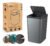 Lixeira Inteligente Automática Cinza com Sensor de 16L