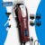 Maquina De Cortar Cabelo Profissional Kemei Km-2606 Bivolt Bordô 127/220v