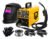 Maquina Inversora De Solda Mig Sem Gás 130a 3 Em 1 Tig Lift Com Acessórios Amarelo The Black Tools 220v