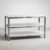 Mesa Bancada Em Inox Açougue 120x50cm 3 Prateleiras