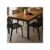 Mesa Industrial Taurus Cozinha Sala De Jantar Moderna Metal Madeira Preto