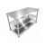 Mesa Inox 150×60 2p Bancada Manipulação Cozinha Industrial