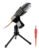 Microfone Condensador Omnidirecional Hellfox ON-917 Preto Original