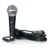 Microfone Sm58 Dinâmico Cabo 5mt Igrejas Palestra Preto