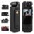 Mini Câmera De Ação 4k W Filmadora Esporte Portátil Prova Dágua Lente 180° Com Clip Microfone Áudio App Controle Remoto… Preto