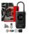 Mini Compressor Digital Portátil Rezzet Para Carro Moto E Bicicleta Com Calibrador Digital Inflador Elétrico De Pneus 12v Display Lcd Lanterna Led Compacto E Recarregável Preto 127/220v